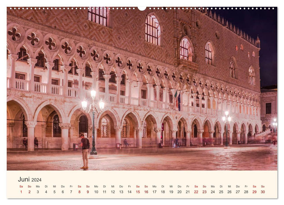 Venedig bei Tag und Nacht (CALVENDO Wandkalender 2024)