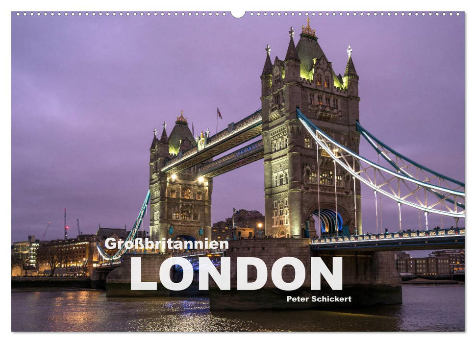 Großbritannien - London (CALVENDO Wandkalender 2024)