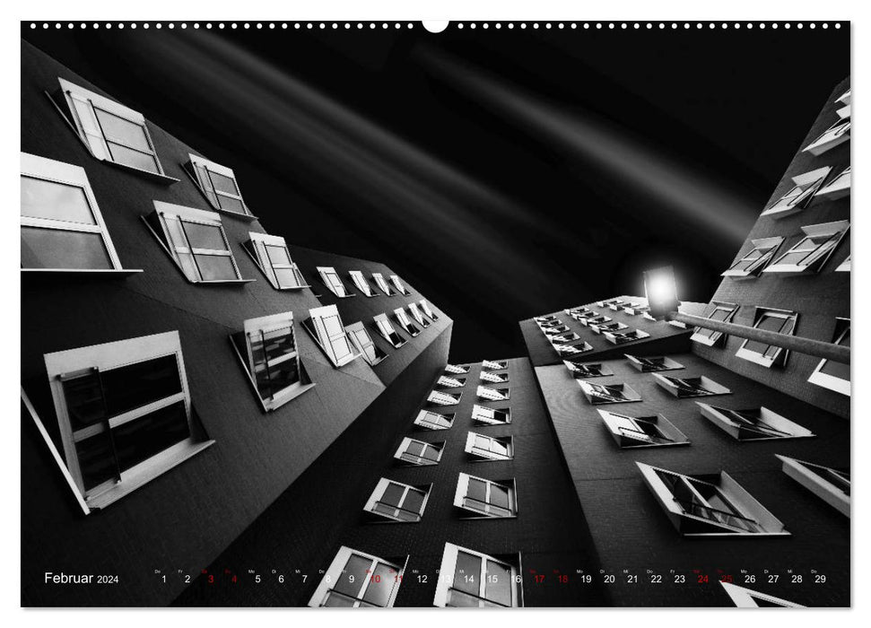 Architecture monochrome (calendrier mural CALVENDO 2024) 