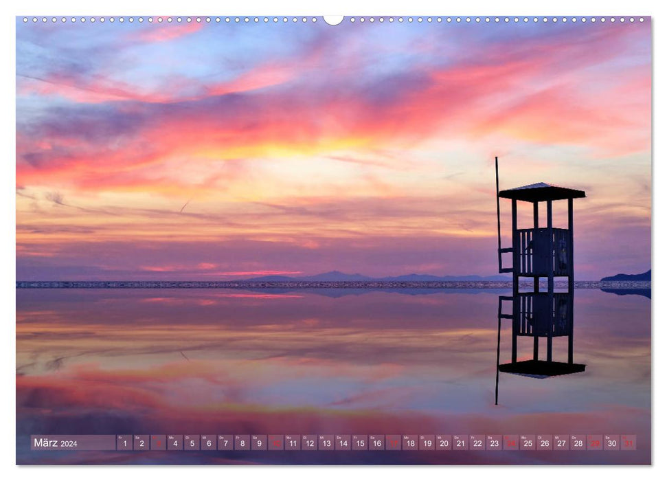 Traumhafte Spiegelbilder (CALVENDO Premium Wandkalender 2024)