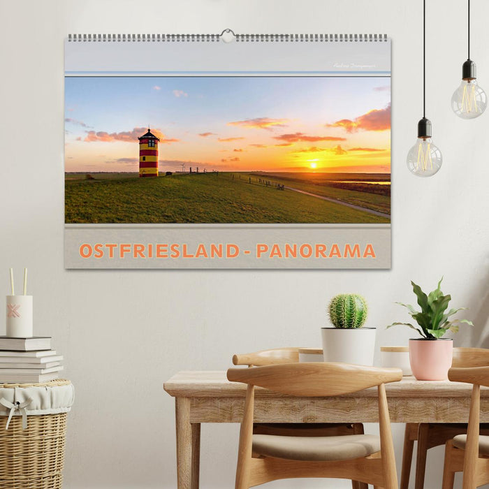 Ostfriesland-Panorama (CALVENDO Wandkalender 2024)