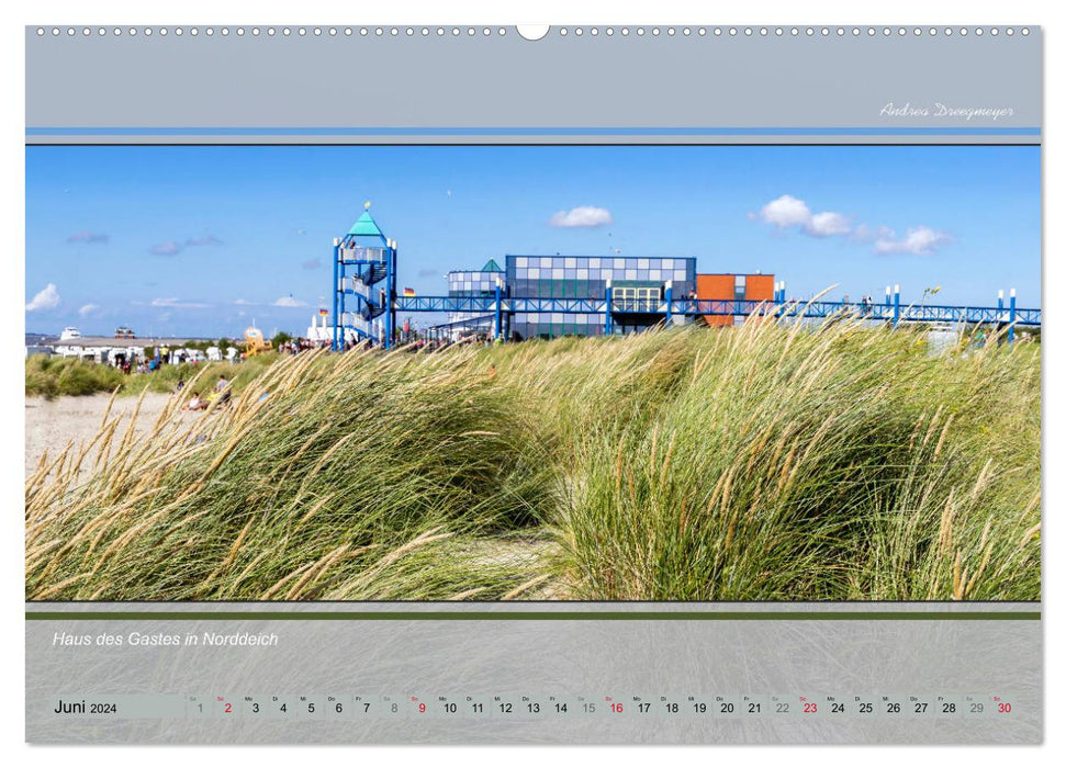 Ostfriesland-Panorama (CALVENDO Wandkalender 2024)