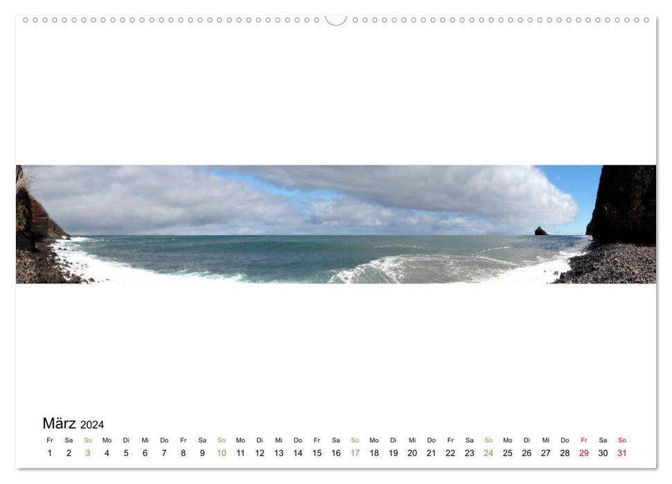 Madeira - Panoramen (CALVENDO Premium Wandkalender 2024)