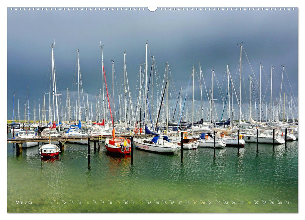 YACHTS SUR LA MER BALTIQUE (calendrier mural CALVENDO 2024) 