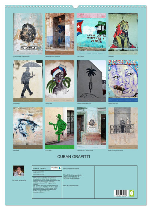 CUBAN GRAFITTI (CALVENDO Wandkalender 2024)