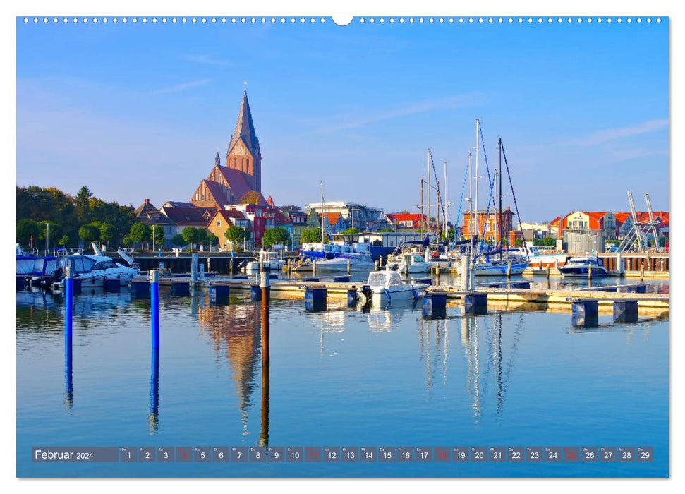 Vinetastadt Barth - Promenez-vous dans la ville historique (Calendrier mural CALVENDO Premium 2024) 