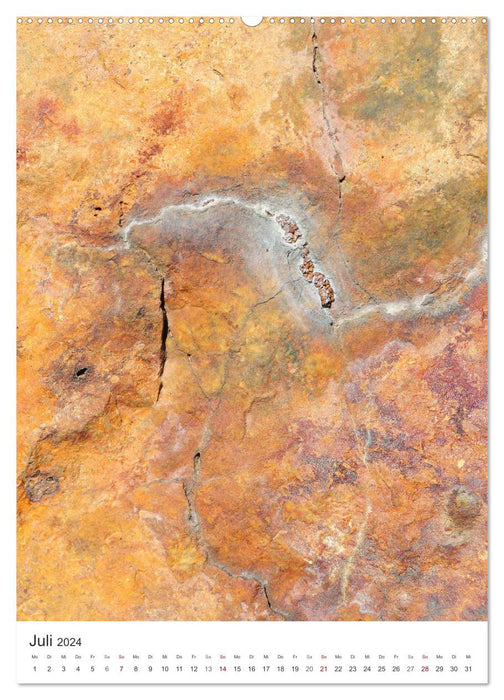 Structures - pierres, glace, plantes (Calendrier mural CALVENDO Premium 2024) 