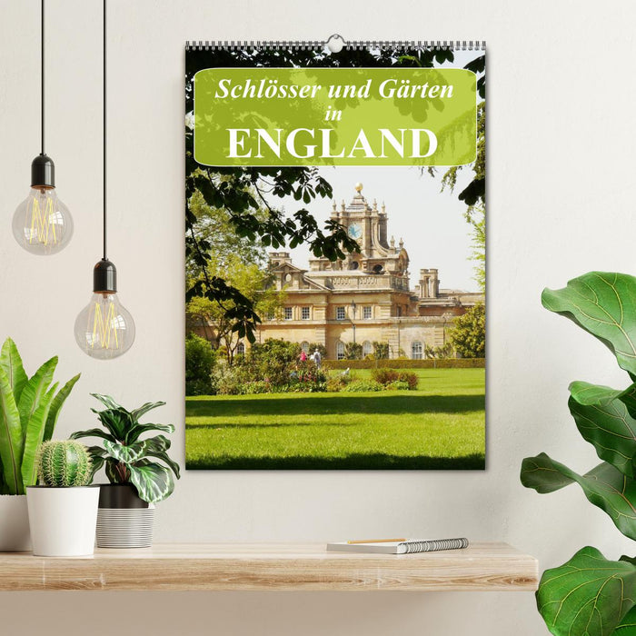 Châteaux et jardins en Angleterre (Calendrier mural CALVENDO 2024) 