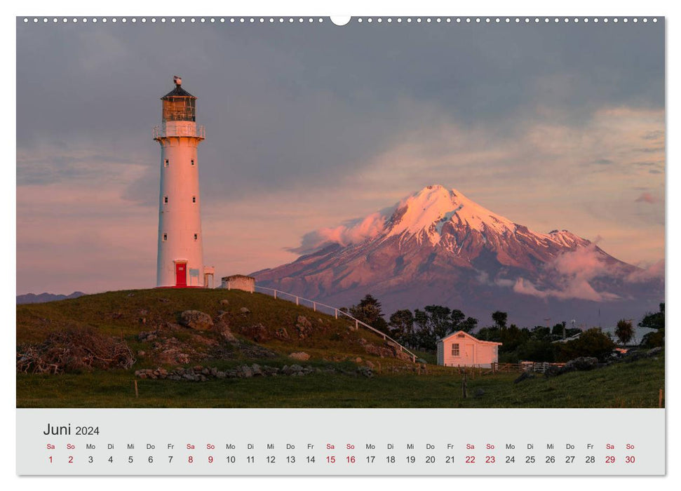 Nouvelle-Zélande - Un voyage photographique du nord au sud (Calendrier mural CALVENDO 2024) 