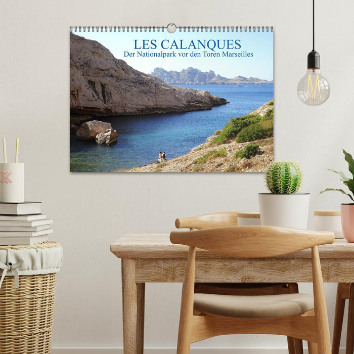 Les Calanques, le parc national aux portes de Marseille (Calendrier mural CALVENDO 2024) 