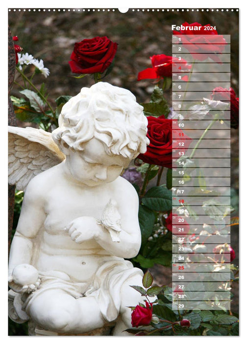 Chiffres d'anges touchants (Calendrier mural CALVENDO Premium 2024) 
