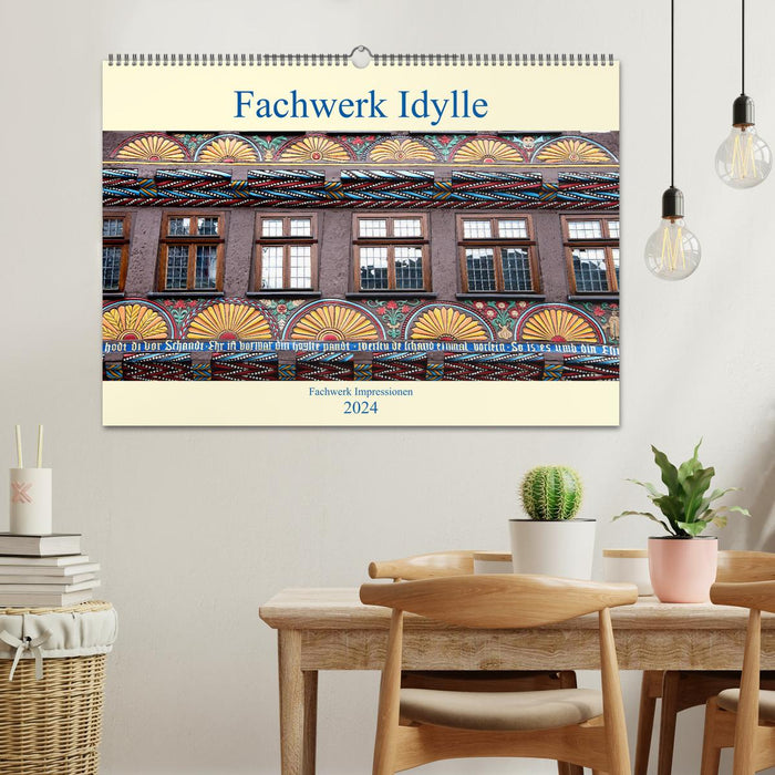 Fachwerk Impressionen (CALVENDO Wandkalender 2024)