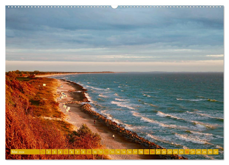 Île Hiddensee – Humeurs et désirs (Calvendo Premium Wall Calendar 2024) 