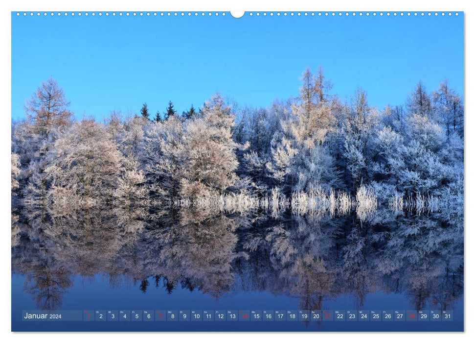 Images miroir oniriques (Calendrier mural CALVENDO 2024) 