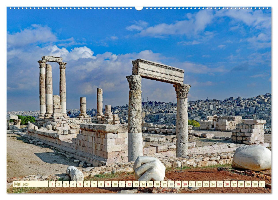 Vacances en JORDANIE (Calvendo Premium Wall Calendar 2024) 