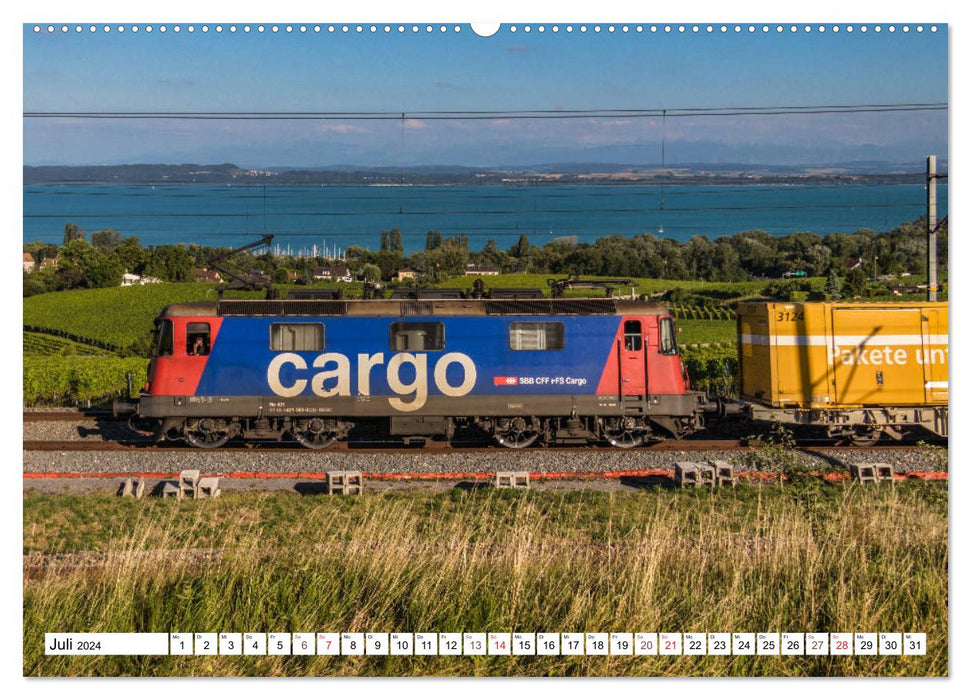 Für Güter die Bahn (CALVENDO Premium Wandkalender 2024)