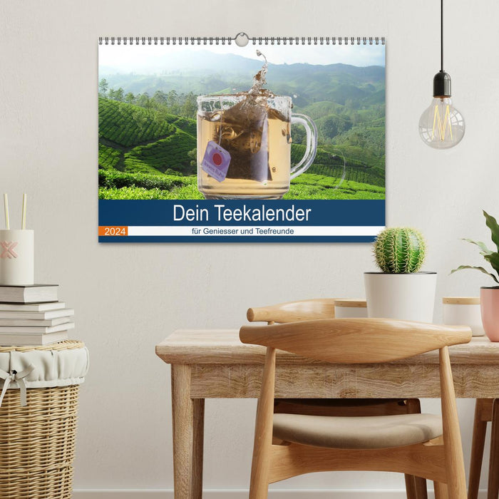 Dein Teekalender für Geniesser und Teefreunde (CALVENDO Wandkalender 2024)