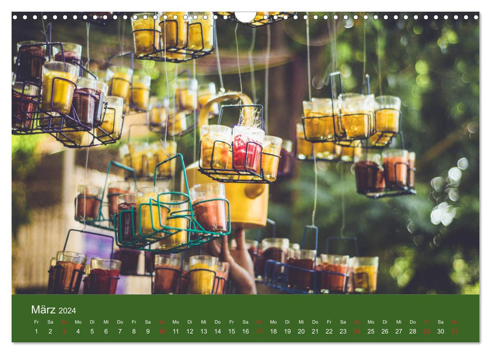 Dein Teekalender für Geniesser und Teefreunde (CALVENDO Wandkalender 2024)