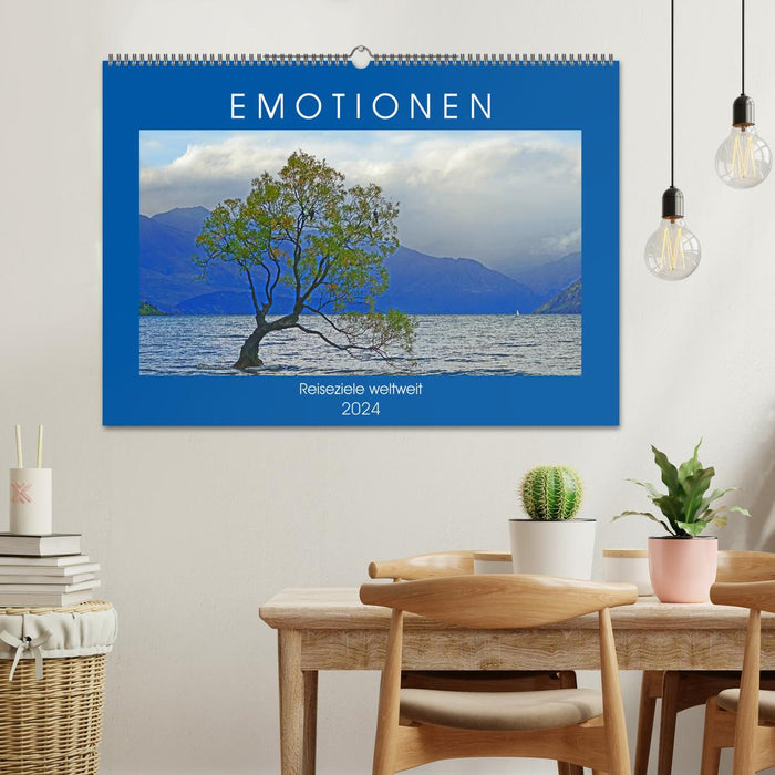 Destinations de voyage EMOTIONS dans le monde entier (calendrier mural CALVENDO 2024) 