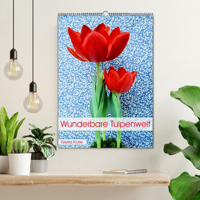 Wunderbare Tulpenwelt (CALVENDO Wandkalender 2024)