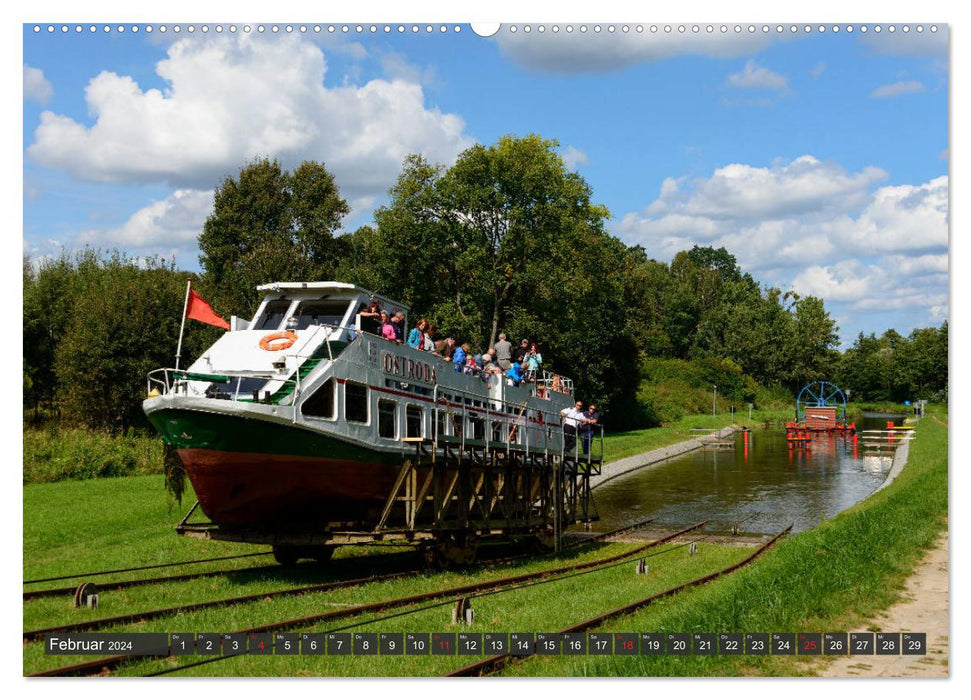 Le beau nord de la Pologne (Calvendo Premium Calendrier mural 2024) 