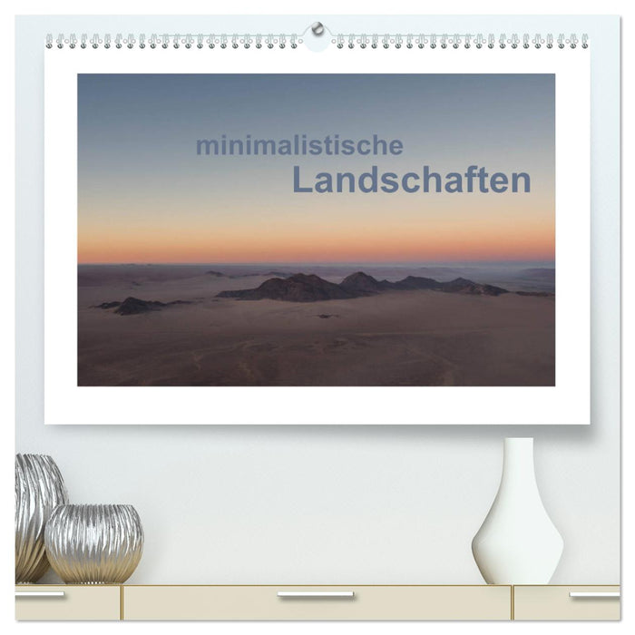 paysages minimalistes (Calendrier mural CALVENDO Premium 2024) 