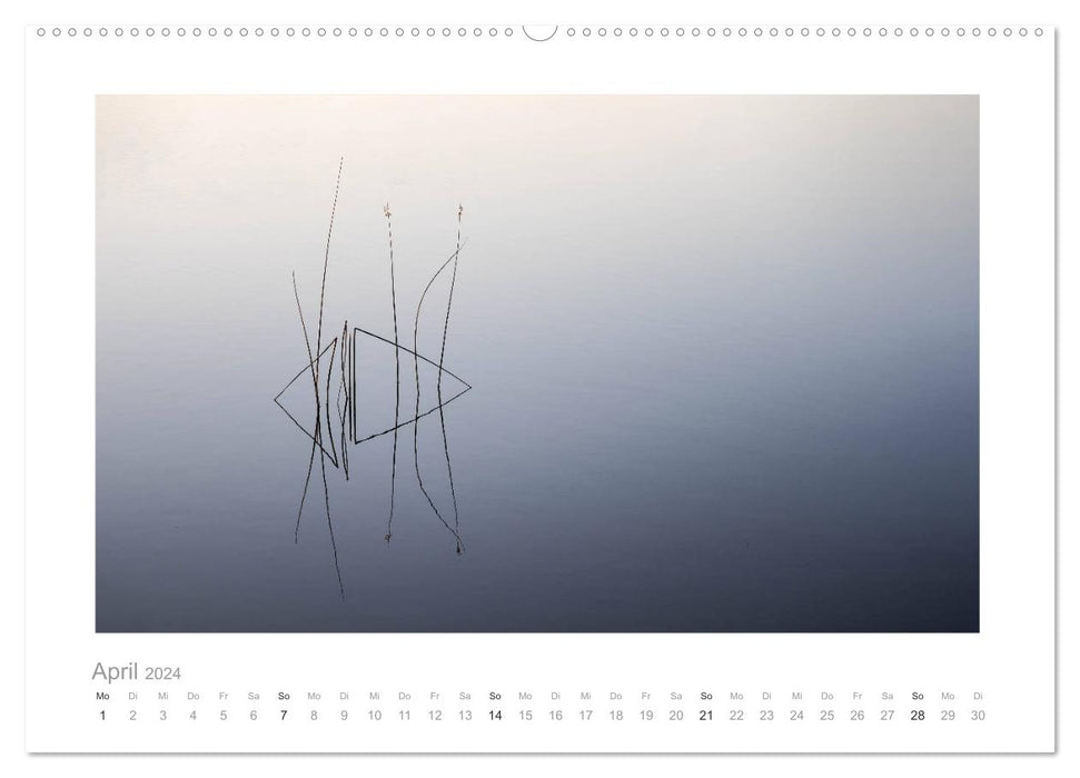 minimalistische Landschaften (CALVENDO Premium Wandkalender 2024)