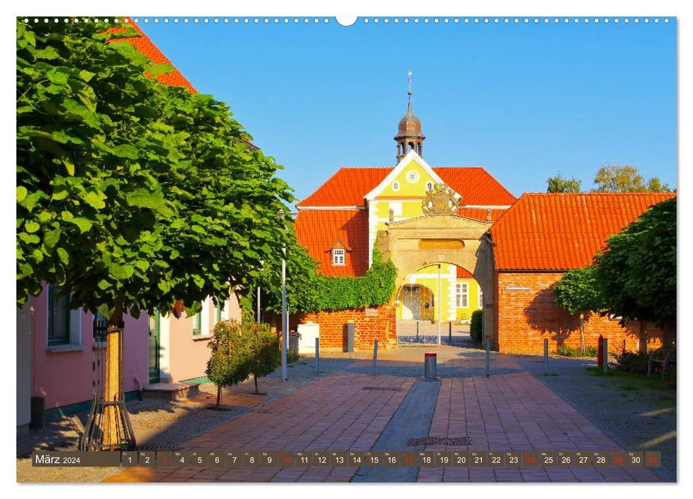 Vinetastadt Barth - promenade dans la ville historique (calendrier mural CALVENDO 2024) 