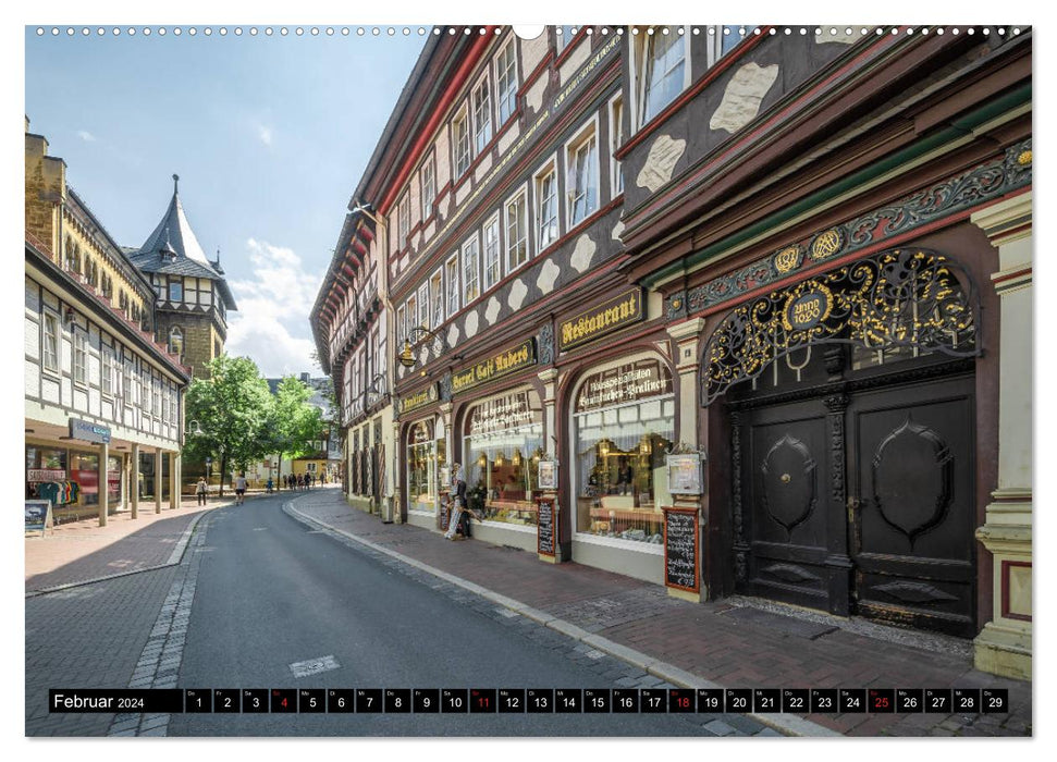 Fachwerkstadt Goslar (CALVENDO Premium Wandkalender 2024)