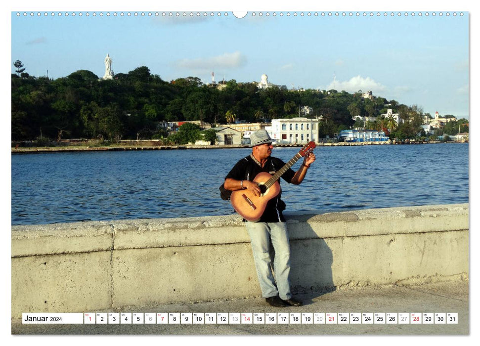 Música Cubana - Karibische Klänge aus Kuba (CALVENDO Wandkalender 2024)