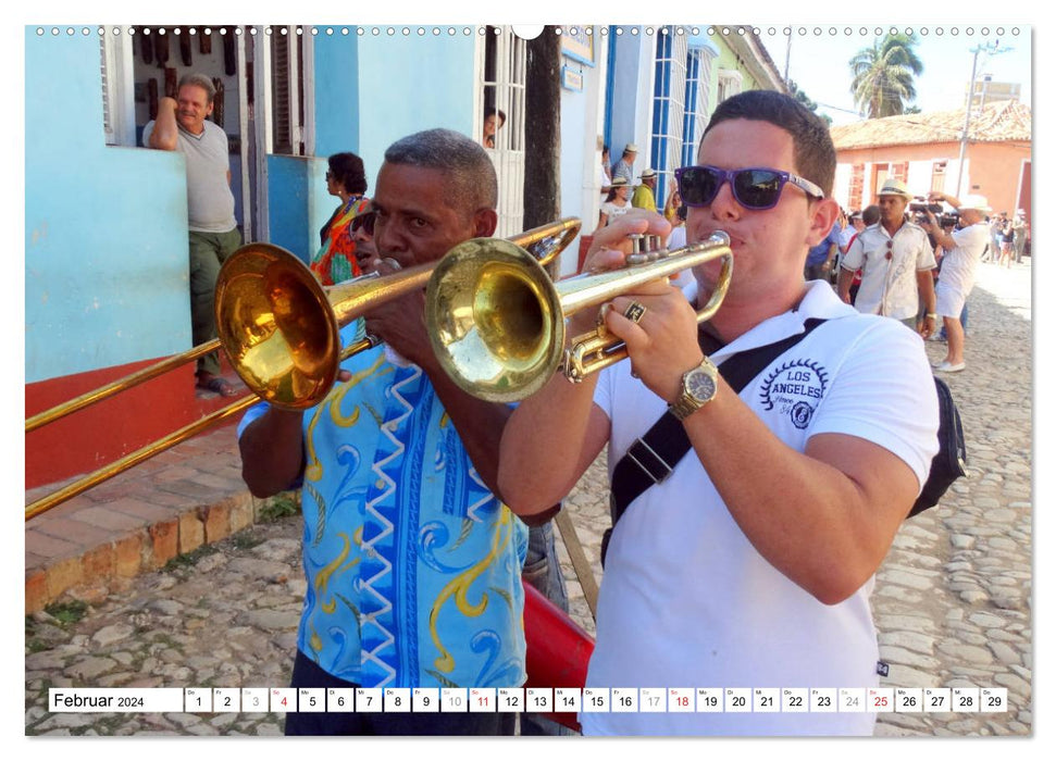 Música Cubana - Sons caribéens de Cuba (Calendrier mural CALVENDO 2024) 