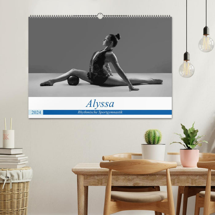 Rhythmisch Sportgymnastik - Alyssa (CALVENDO Wandkalender 2024)