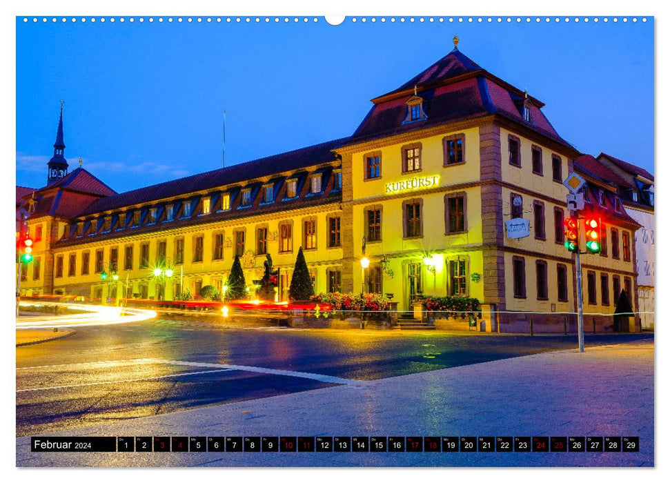 Ein Blick auf die Barockstadt Fulda (CALVENDO Premium Wandkalender 2024)