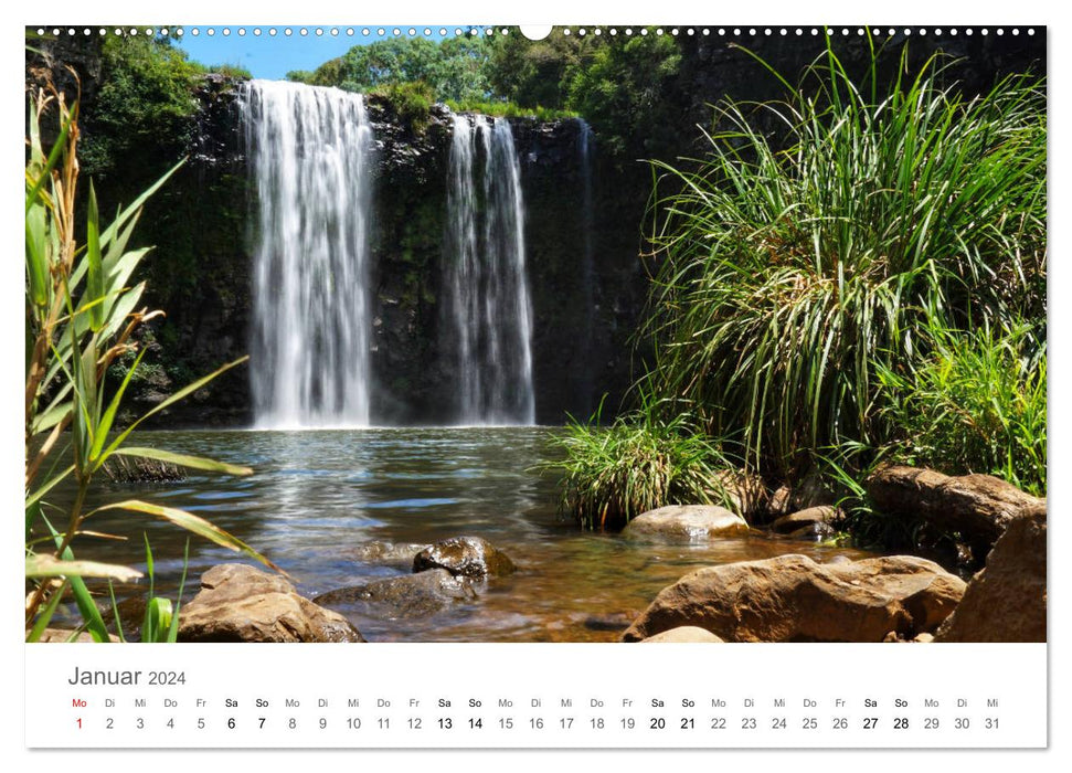 Cascades - les plus belles cascades du monde (Calendrier mural CALVENDO Premium 2024) 