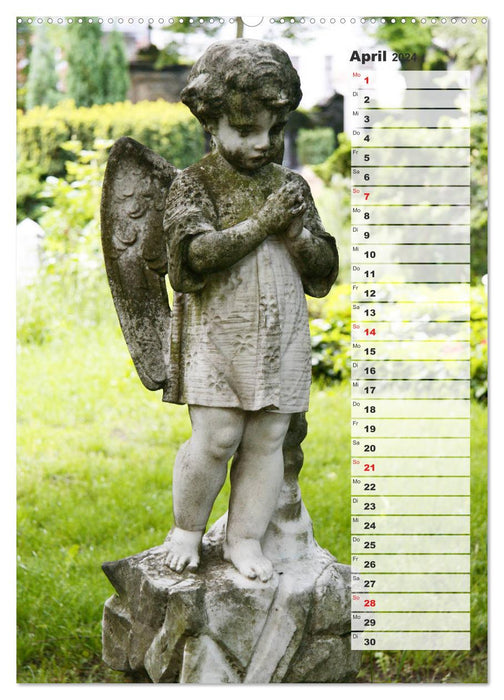 Chiffres d'anges touchants (calendrier mural CALVENDO 2024) 