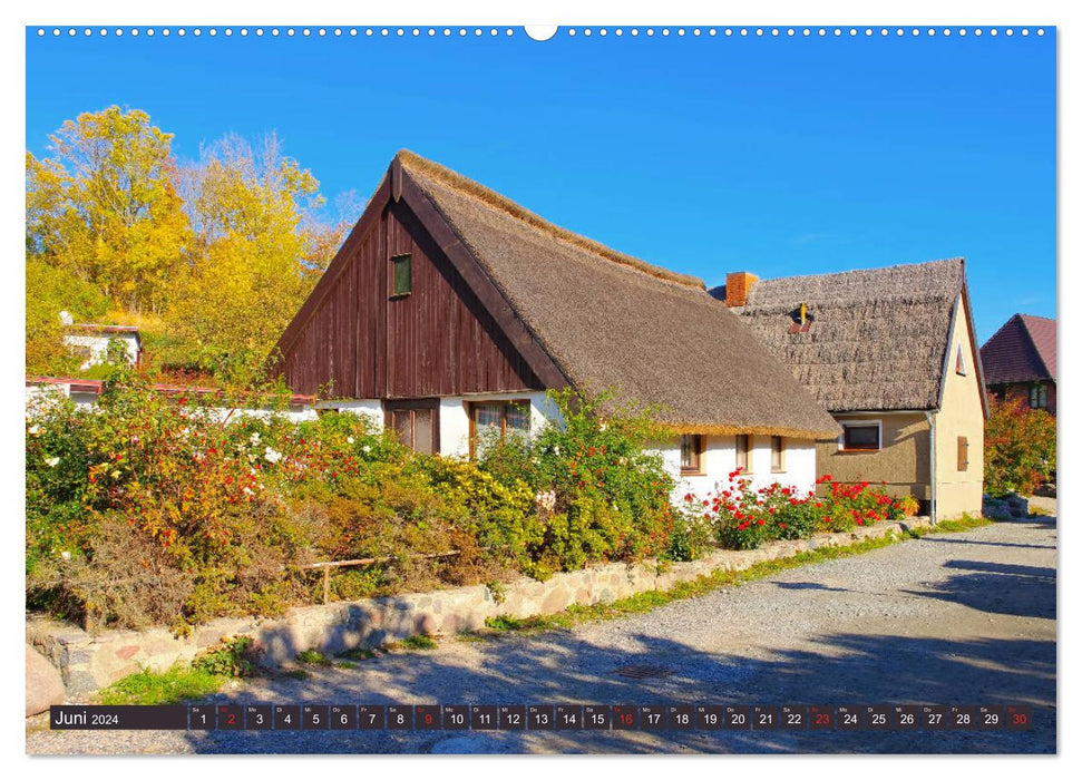 Cap Arkona et l'ancien village de pêcheurs de Vitt (Calendrier mural CALVENDO 2024) 