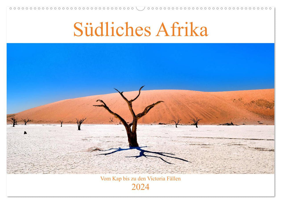 Südliches Afrika - Vom Kap bis zu den Victoria Fällen (CALVENDO Wandkalender 2024)