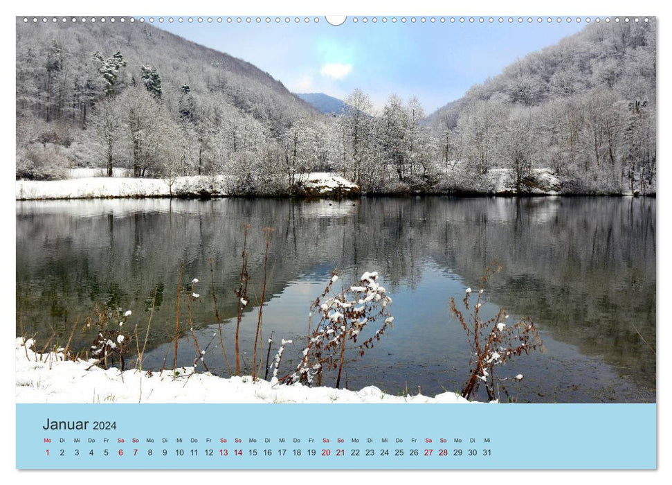 Notre belle patrie – Le Jura souabe (Calvendo Premium Wall Calendar 2024) 