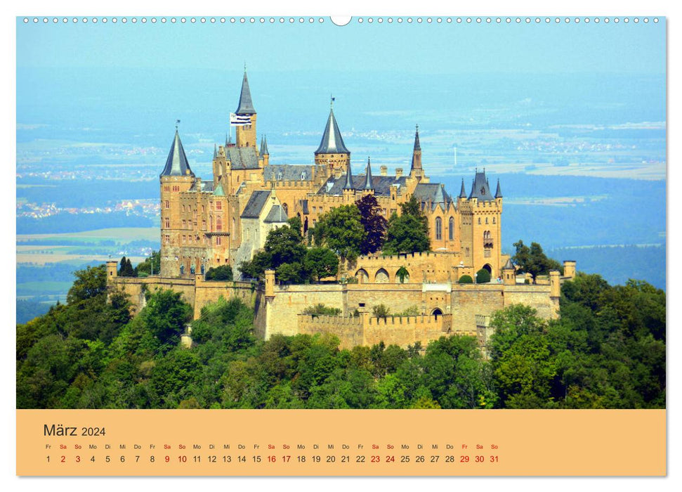 Notre belle patrie – Le Jura souabe (Calvendo Premium Wall Calendar 2024) 