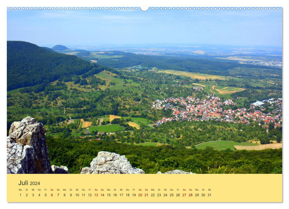 Notre belle patrie – Le Jura souabe (Calvendo Premium Wall Calendar 2024) 