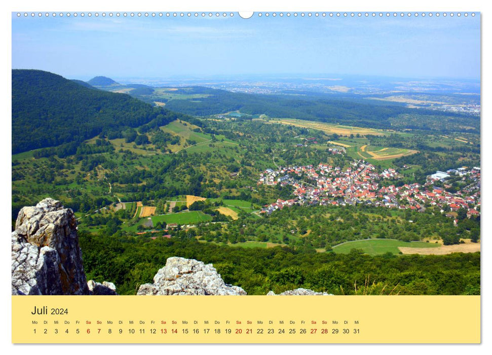 Unsere schöne Heimat - Die Schwäbische Alb (CALVENDO Premium Wandkalender 2024)