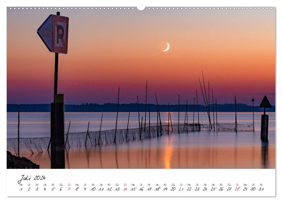 Le Kölpinsee - paradis naturel de la région des lacs du Mecklembourg (Calendrier mural CALVENDO Premium 2024) 