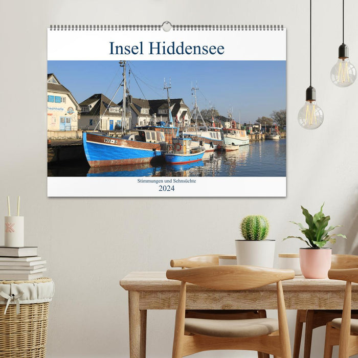Île Hiddensee – Humeurs et désirs (Calendrier mural CALVENDO 2024) 