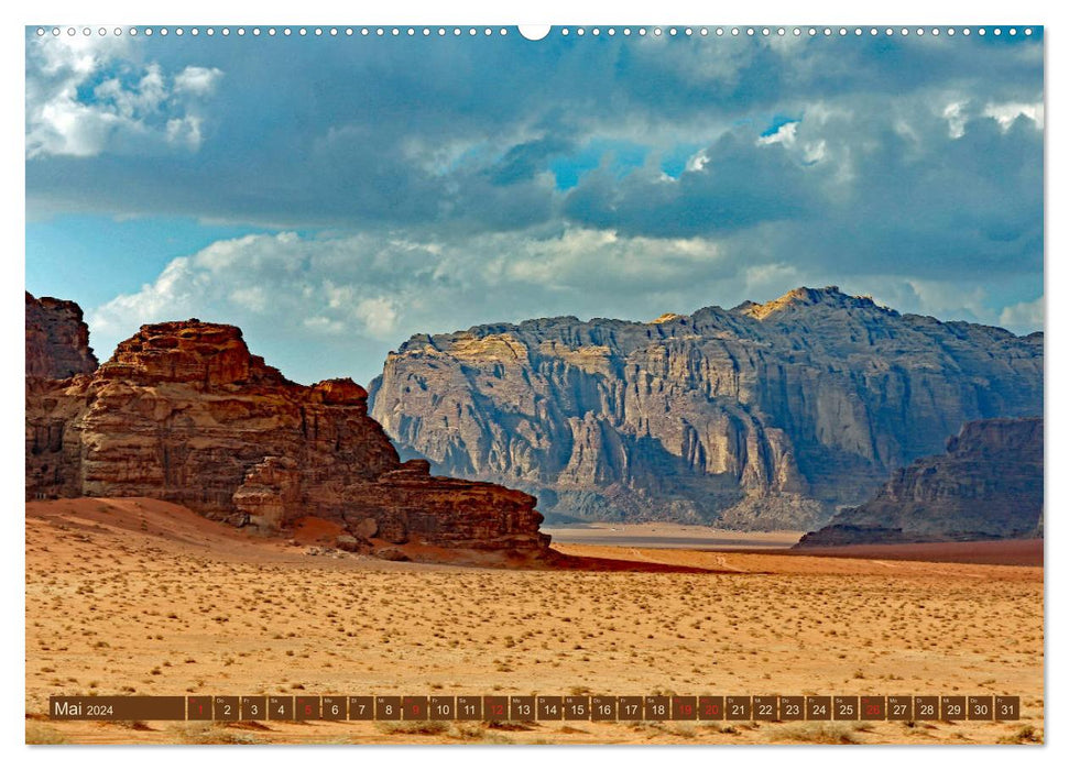 Le désert du Wadi Rum (Calendrier mural CALVENDO 2024) 