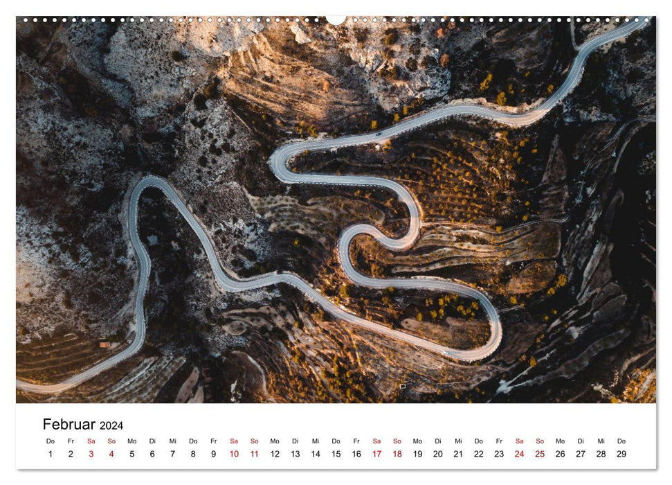 Au-dessus des nuages ​​– Photographies aériennes spectaculaires (Calvendo Premium Wall Calendar 2024) 