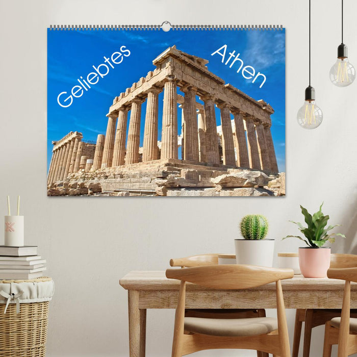 Athènes bien-aimée (calendrier mural CALVENDO 2024) 