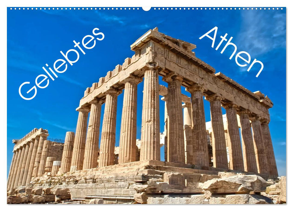 Geliebtes Athen (CALVENDO Wandkalender 2024)