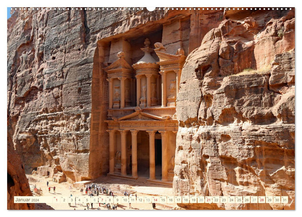 Urlaub in JORDANIEN (CALVENDO Wandkalender 2024)