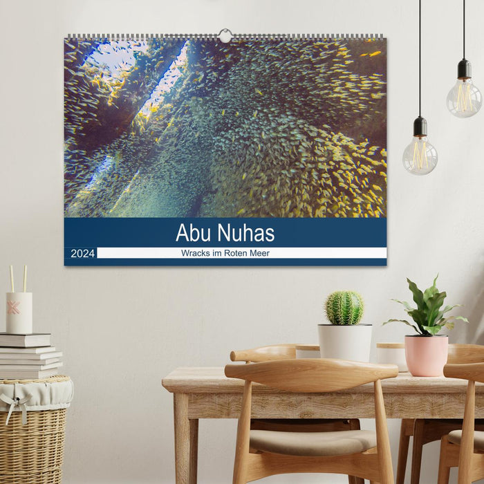 Abu Nuhas - Épaves en Mer Rouge (Calendrier mural CALVENDO 2024) 
