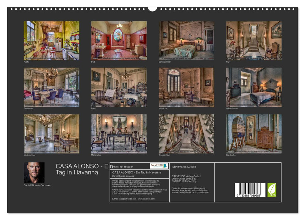 CASA ALONSO - Ein Tag in Havanna (CALVENDO Premium Wandkalender 2024)